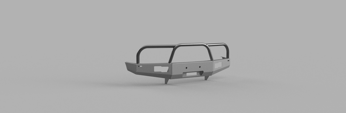 105 Series Plate Bullbar - Flat Style - Photo 2 | Rag Customs