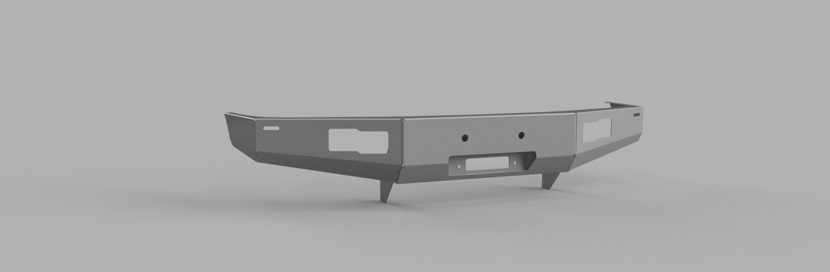 105 Series Plate Bullbar - Flat Style - Photo 3 | Rag Customs