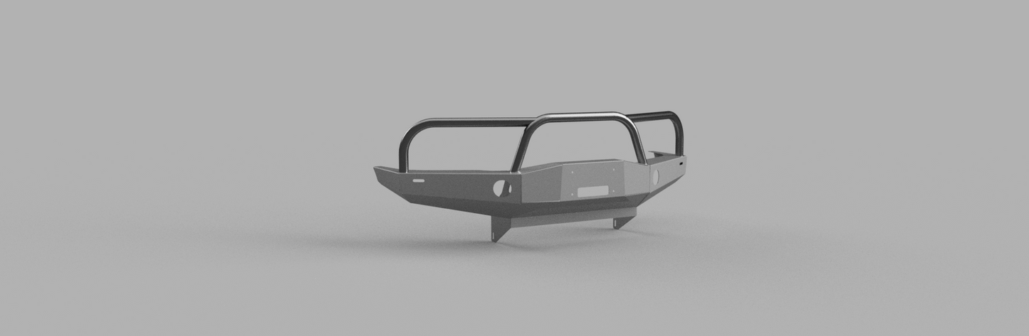 105 Series Plate Bullbar - New Style