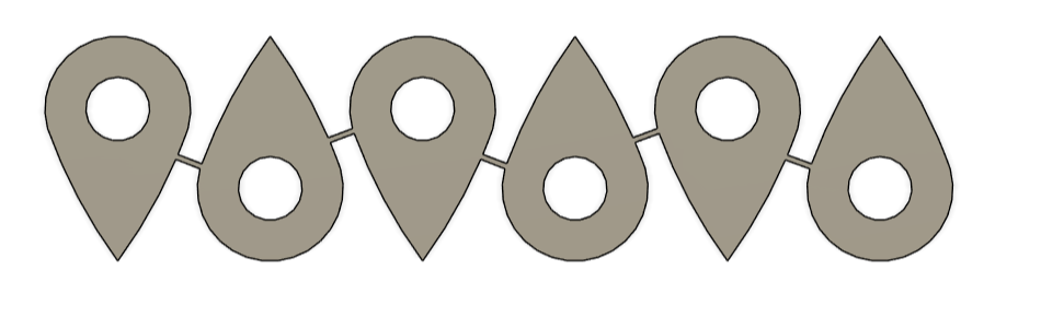 Weld Washer - Tear Drop