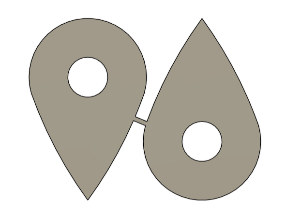 Weld Washer - Tear Drop