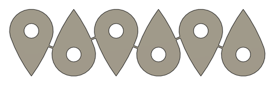 Weld Washer - Tear Drop