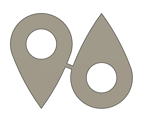 Weld Washer - Tear Drop