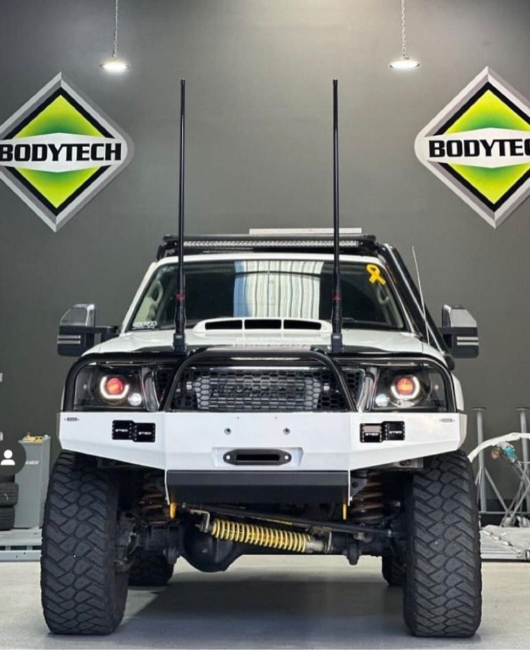 Gu Patrol S1-4 Plate BullBar - Flat Style - Photo 5 | Rag Customs
