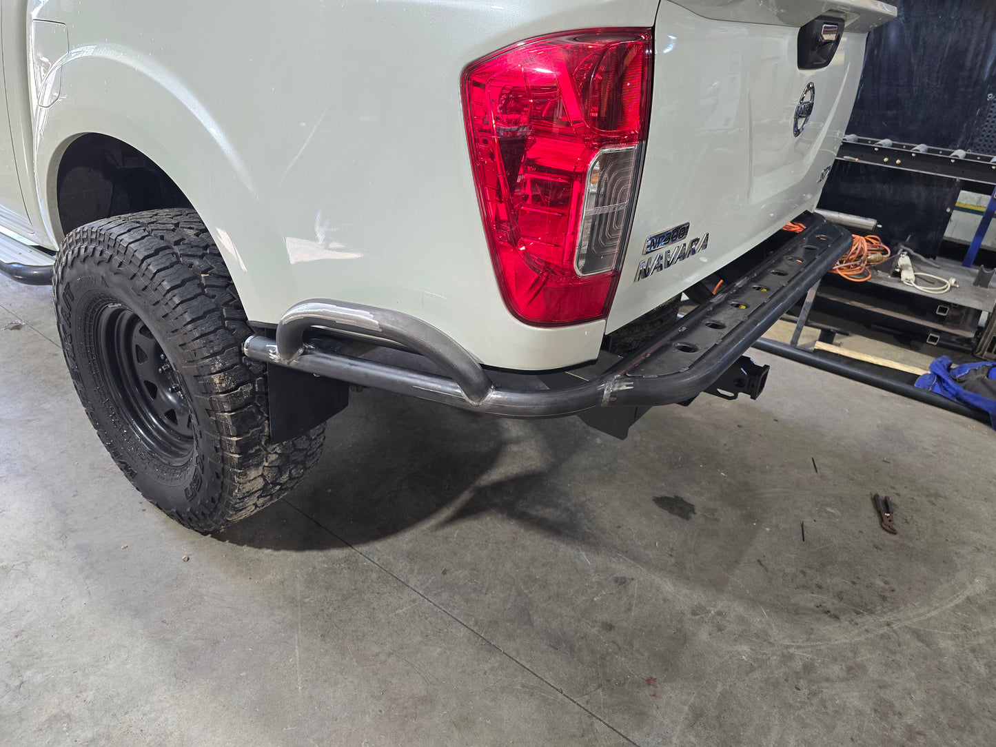 Np300 40nb Pipe Rear Bar DIY Kit - Rear Bar | Rag Customs