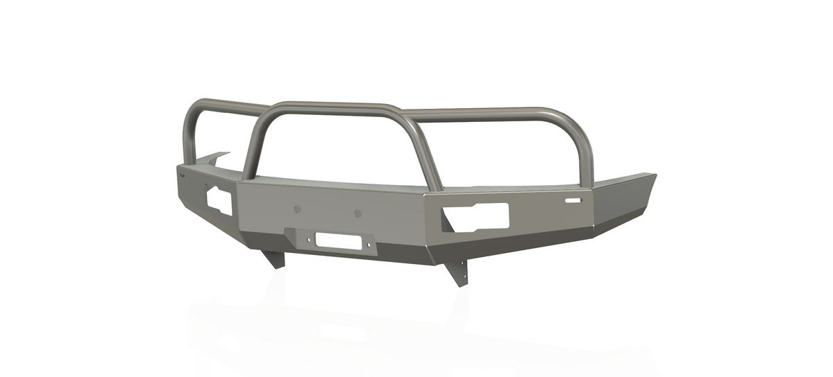 Gu Patrol S1-4 Plate BullBar - Flat Style - Photo 3 | Rag Customs