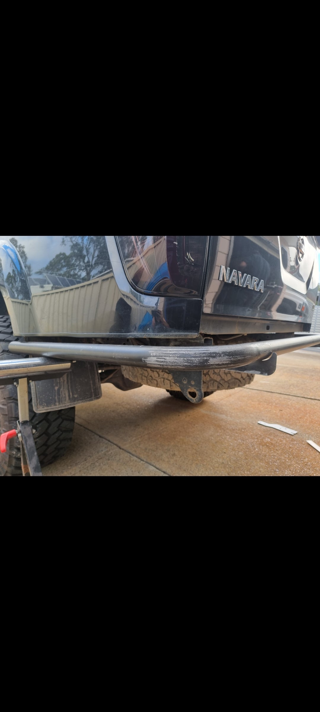 Navara Np300 Tube Rear Bar Bracket - Photo 2 | Rag Customs