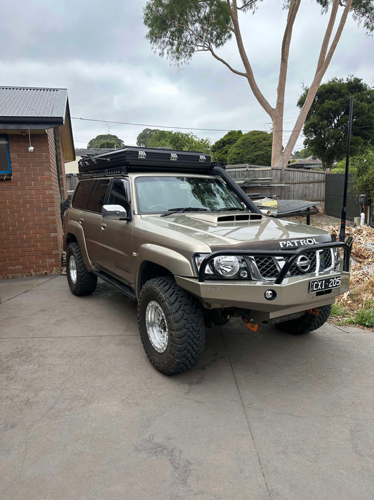 Gu Patrol S1-4 Plate Bullbar - New Style