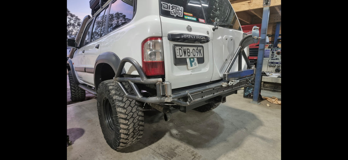 GU/GQ Patrol Tube Rear Bar DIY Kit – Quarter Chop | Rag Customs