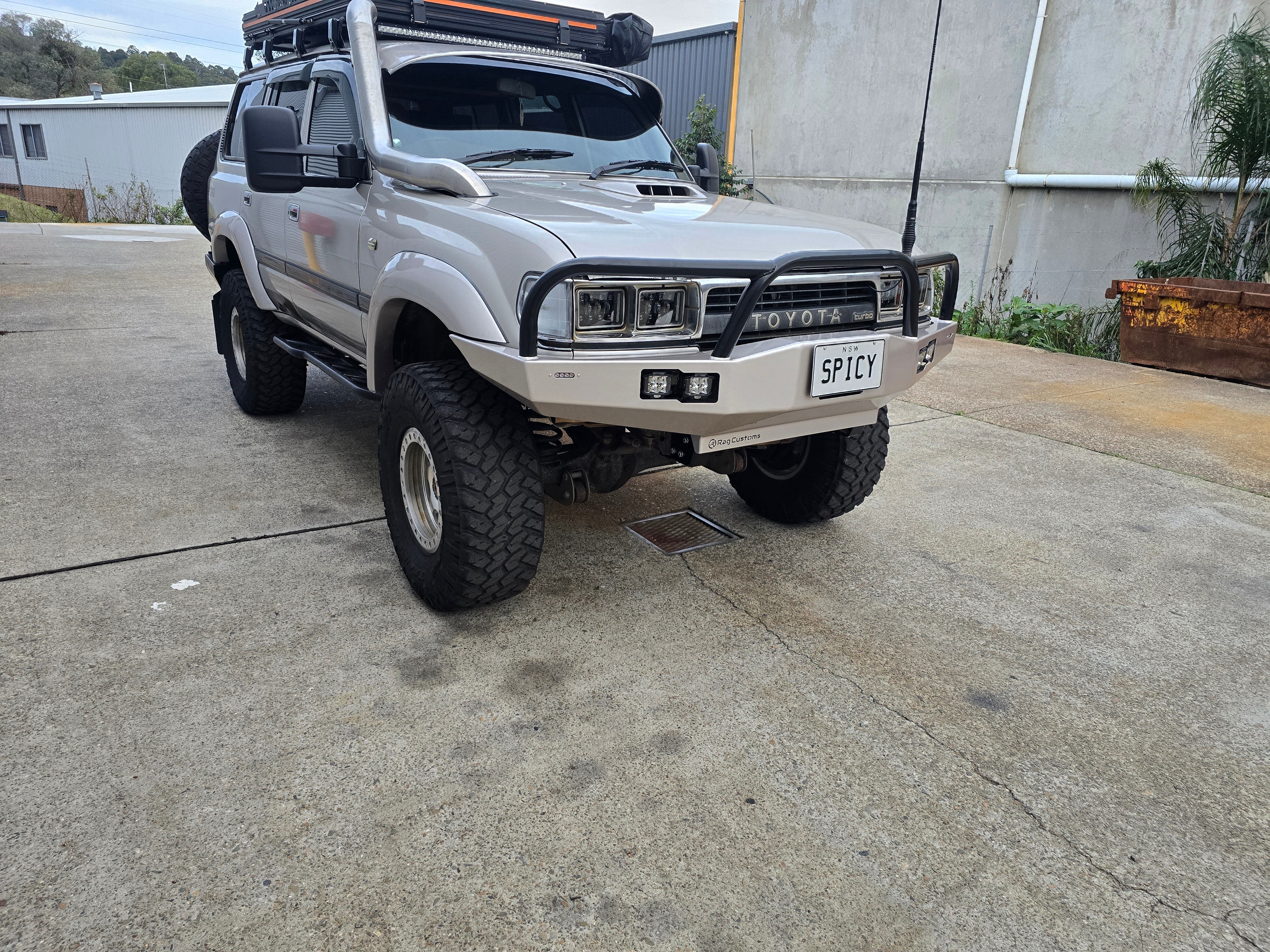 80 Series Plate Bullbar - New Style – Rag Customs