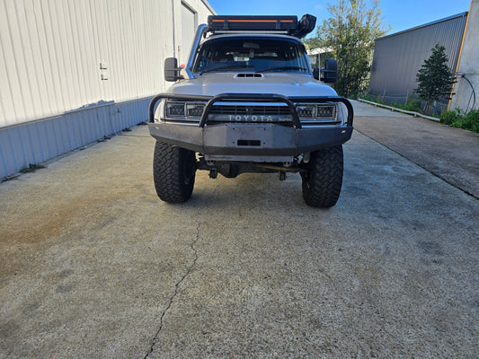 80 Series Plate Bullbar - New Style