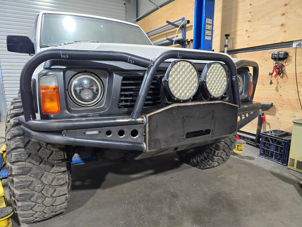 Slithp77 Bar Rag GQ Patrol Tourer Tube Bull Bar – DIY Kit or Complete | Rag Customs