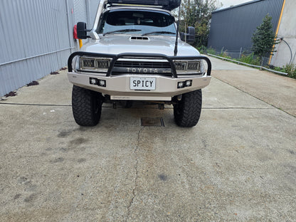 80 Series Plate Bullbar - New Style