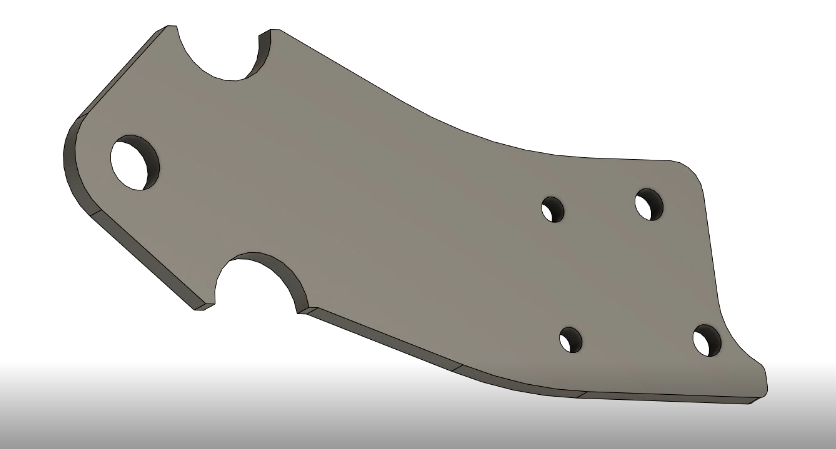105 Series Tube Rear Bar Bracket