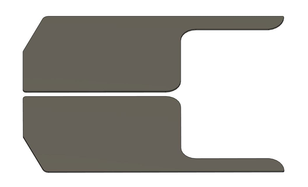 Gu Patrol Quarter Chop Plates PAIR